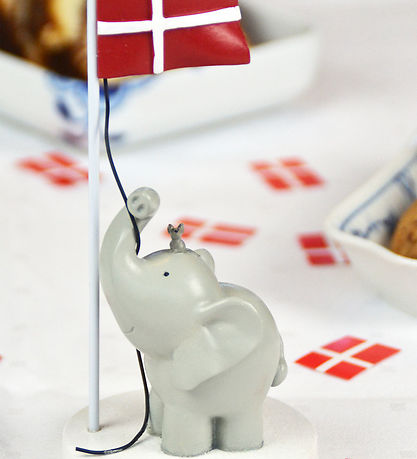 Kids by Friis Bordpynt - 14,5 cm - Elefant og mus