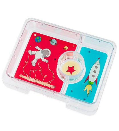 Yumbox Indsatsbakke m. 3 Rum - Snack - Rocket