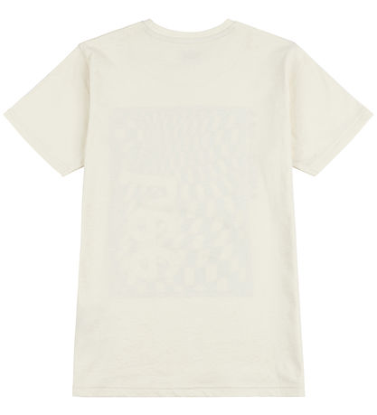Lee T-Shirt - Checkerboard Graphic - White Asparagus