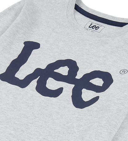 Lee Bluse - Wobbly Graphic - Vintage Grey Heather