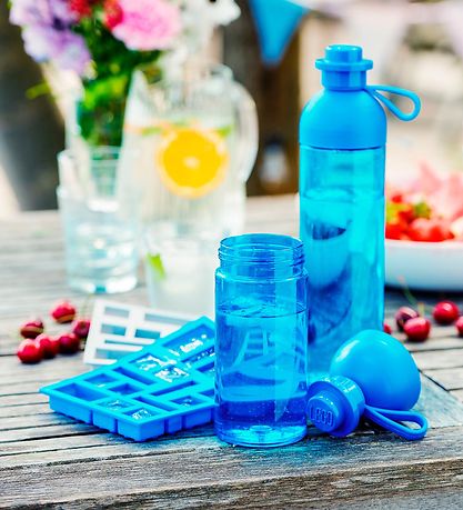 LEGO® Storage Drikkedunk - 500 ml - Transparent Blue