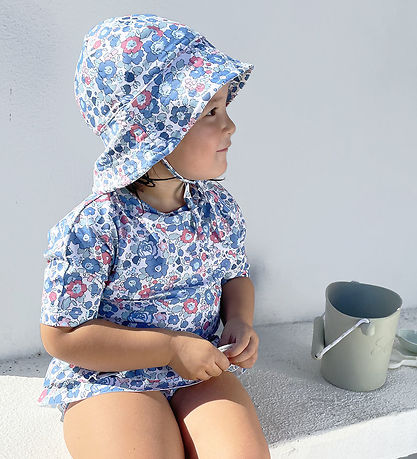 Petit Crabe Badehat - Frey - UV50+ - Betsy m. Blomster