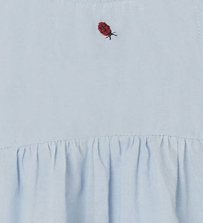 Name It Kjole - NbfFerilla - Chambray Blue m. Mariehøner