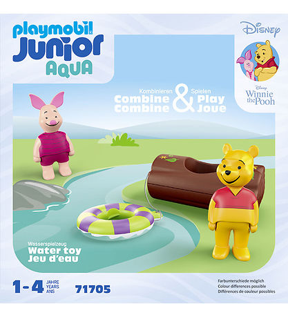 Playmobil 1.2.3/Disney - Junior Aqua - Peter Plys & Grislings Va