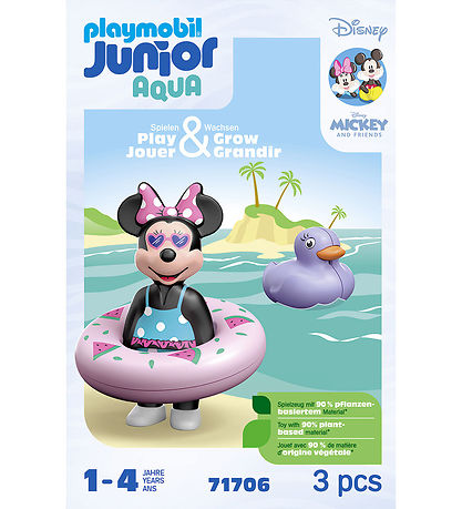 Playmobil Junior & Disney: Aqua -  Minnie's Strandtur - 717