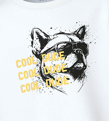 Name It T-shirt - NkmVagno - Bright White/Cool Dude