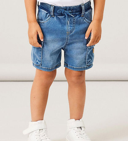 Name It Shorts - NmmBen - Noos - Medium Blue Denim