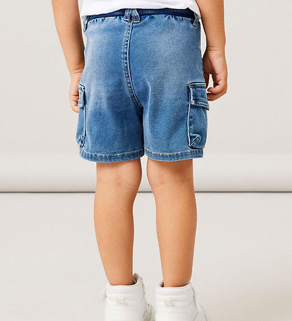 Name It Shorts - NmmBen - Noos - Medium Blue Denim