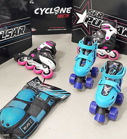 SFR Beskyttelsessæt - Youth Ramp Triple Pad Set - Sort/Blå