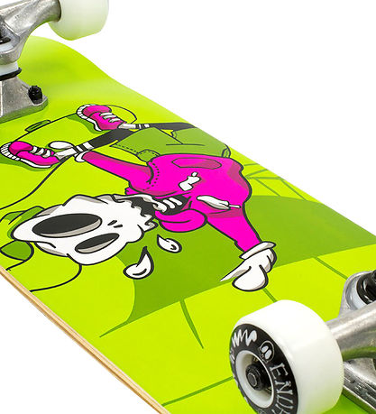 Enuff Skully Skateboard - 7.25'' - Mini Complete - Grn