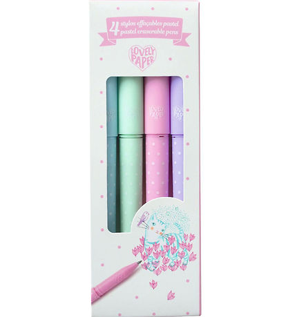 Djeco Tusser - 4 Pastel Erasable Pens