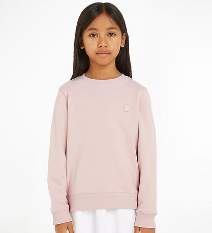 Calvin Klein Sweatshirt - Mono Mini Badge - Sepia Rose