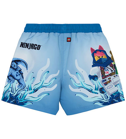 LEGO Ninjago Badeshorts - LWArve - Middle Blue