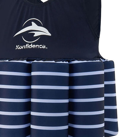 Konfidence Svmmevest - Breton - Navy Blue