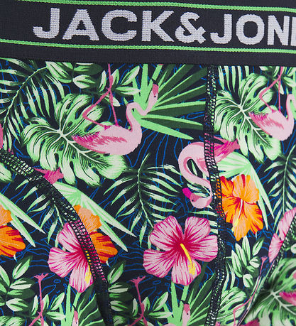 Jack & Jones Boxershorts - 3-pak - JacPink Flamingo - Navy Blaze
