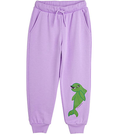 Mini Rodini Sweatpants - Dolphin - Lilla