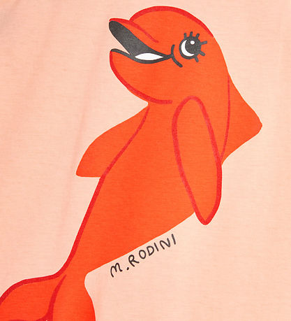 Mini Rodini Kjole - Dolphin - Pink