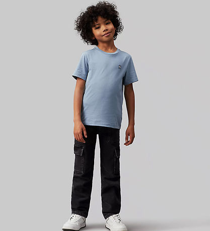 Calvin Klein T-shirt - Monogram - Faded Denim