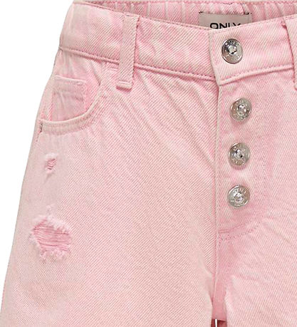 Kids Only Shorts - Denim - KogPetra - Begonia Pink