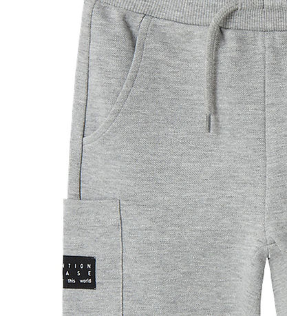 Name It Sweatshorts - Pique - NkmVivasse - Grey Melange