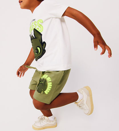 Name It Shorts - NmmAbil Dragon - Oil Green