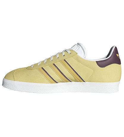 adidas Originals Sko - Gazelle W - Gul/Bordeaux