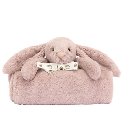 Jellycat Tppe -  Bashful Luxe Bunny Rose  Blankie