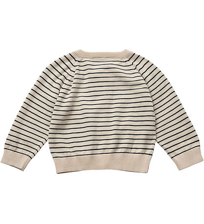 Sofie Schnoor Cardigan - Strik - Oslo - Off White Striped