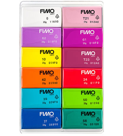 Staedtler FIMO Modellervoks - Soft - 12x25 g - Brilliant