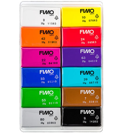 Staedtler FIMO Modellervoks - Soft - 12x25 g - Basic