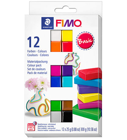 Staedtler FIMO Modellervoks - Soft - 12x25 g - Basic
