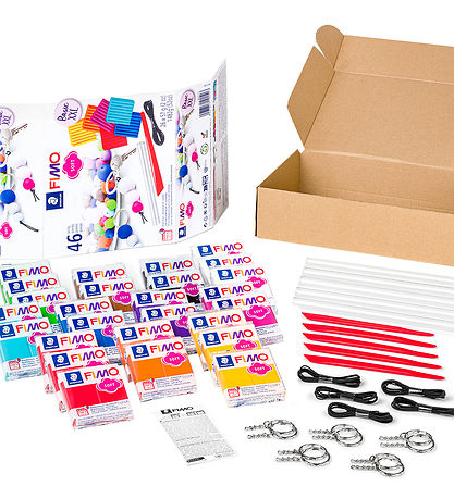 Staedtler FIMO Modellervoks m. Værktøj - Soft - 46 Dele - 26x57g