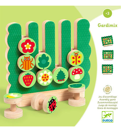 Djeco Puslespil - Træ - 20 stk. - Gardimix