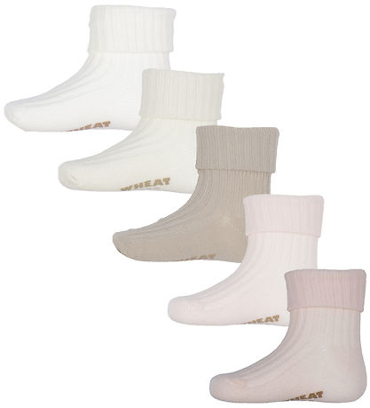 Wheat Strømper - 5-pak - Gaveæske - Evig - Rose