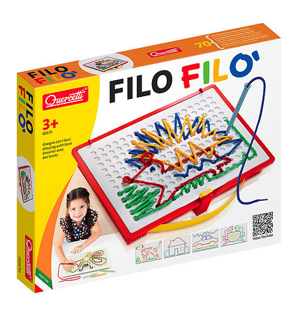 Quercetti Kreasæt - Filo Filo - Kreativ Leg m. Tråd - 00570