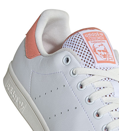 adidas Originals Sko - Stan Smith - Hvid/Lys Orange