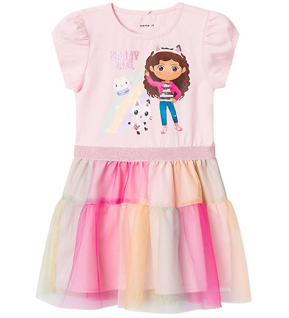 Name It Kjole - NmfMaud Gabby - Parfait Pink m. Glimmer