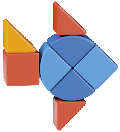 Geomag Magnetsæt - Magicube Shapes Animal Recycled - 9 Dele