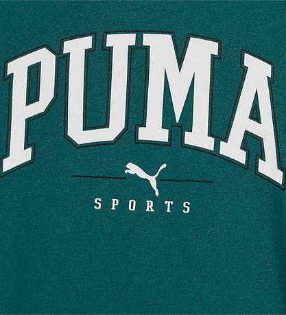 Puma T-shirt - Squad Big Graphic Tee - Cold Green