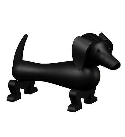 Kay Bojesen Træfigur - Gravhund - Lille - Mørk Bejdset Eg