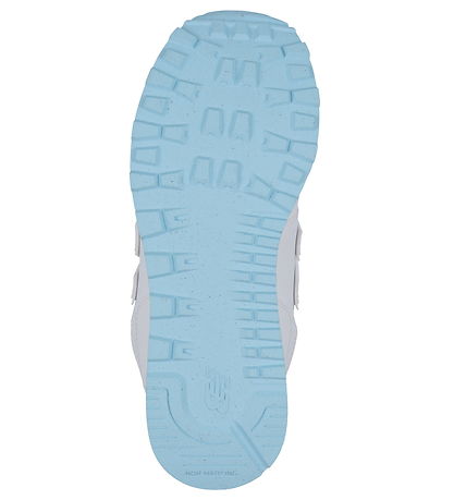 New Balance Sko - 574 - Hvid/Team Sky Blue