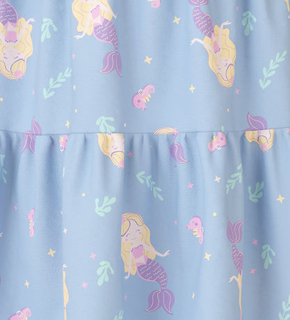 Name It Kjole - NmfVigga - Chambray Blue/Mermaids