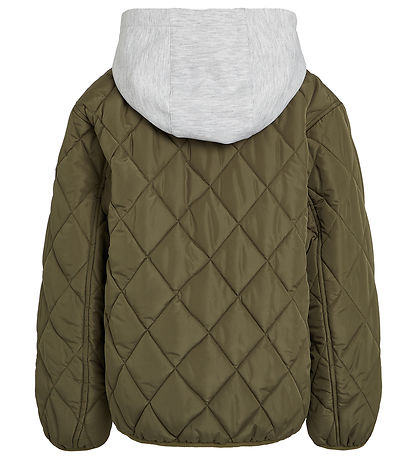 Tommy Hilfiger Dynejakke - Utility Olive