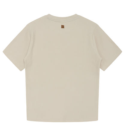 Hust and Claire T-shirt - Anskil - Sand Stone m. Palme