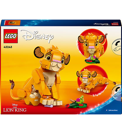 LEGO® Disney - Simba Som Unge - Løvernes Konge 43243 - 222 Dele