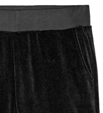 Molo Bukser - Velour - Adoria - Sort