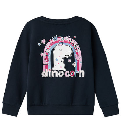 Name It Sweatshirt - NmfVasacha - Dark Sapphire/Dinocorn