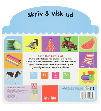 Alvilda Aktivitetsbog - Skriv Og Visk Ud - Lær At Skrive