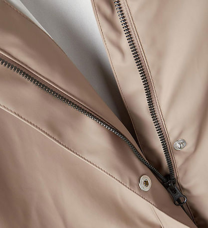 LMTD Regnjakke - NlnDry10 - Mocha Meringue