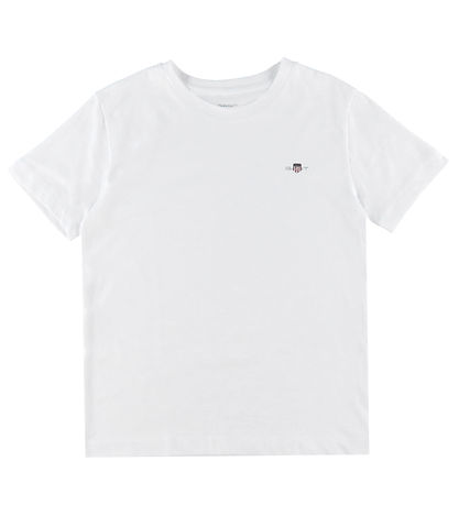 GANT T-shirt - 2-pak - Hvid
